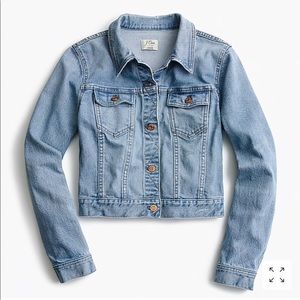 J. Crew Cropped Denim Jacket